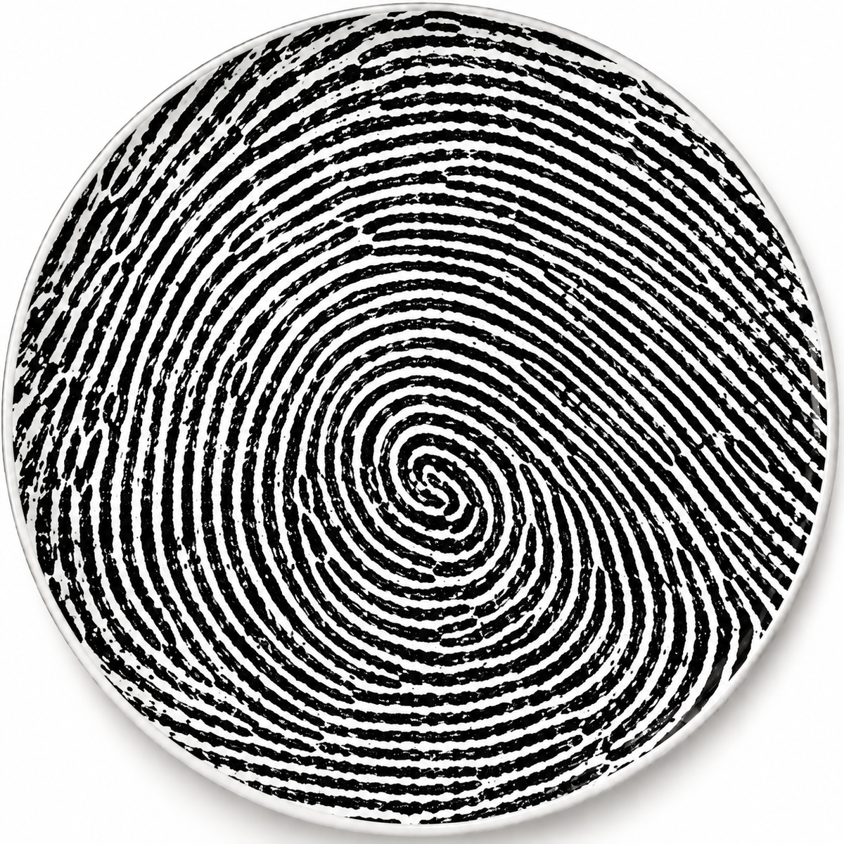 Décor Plate - Fingerprint
