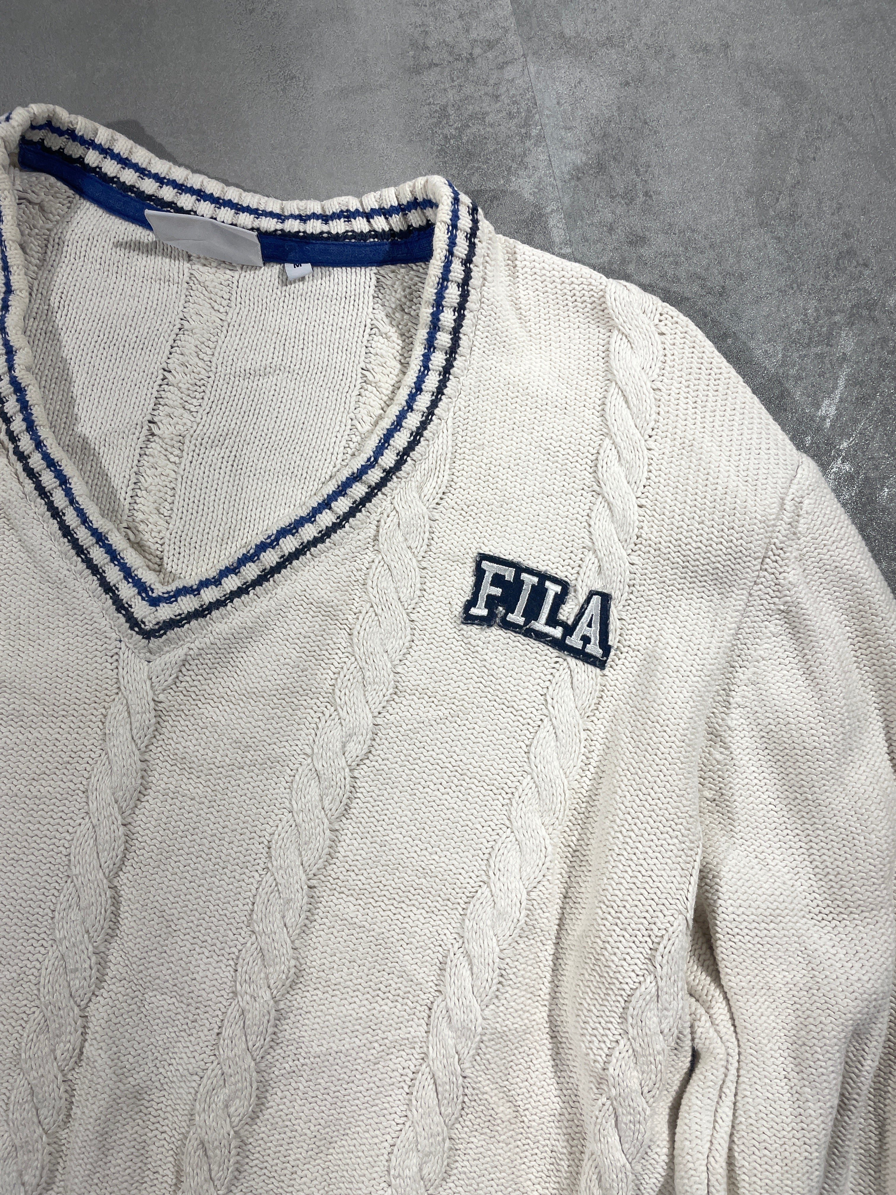Fila Kötött Pulóver M