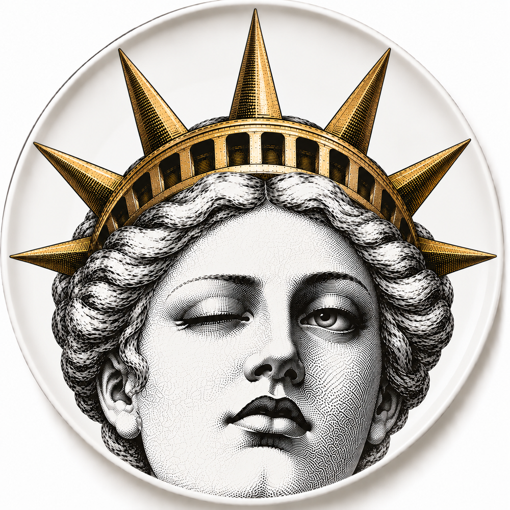 Décor Plate - Liberty Queen