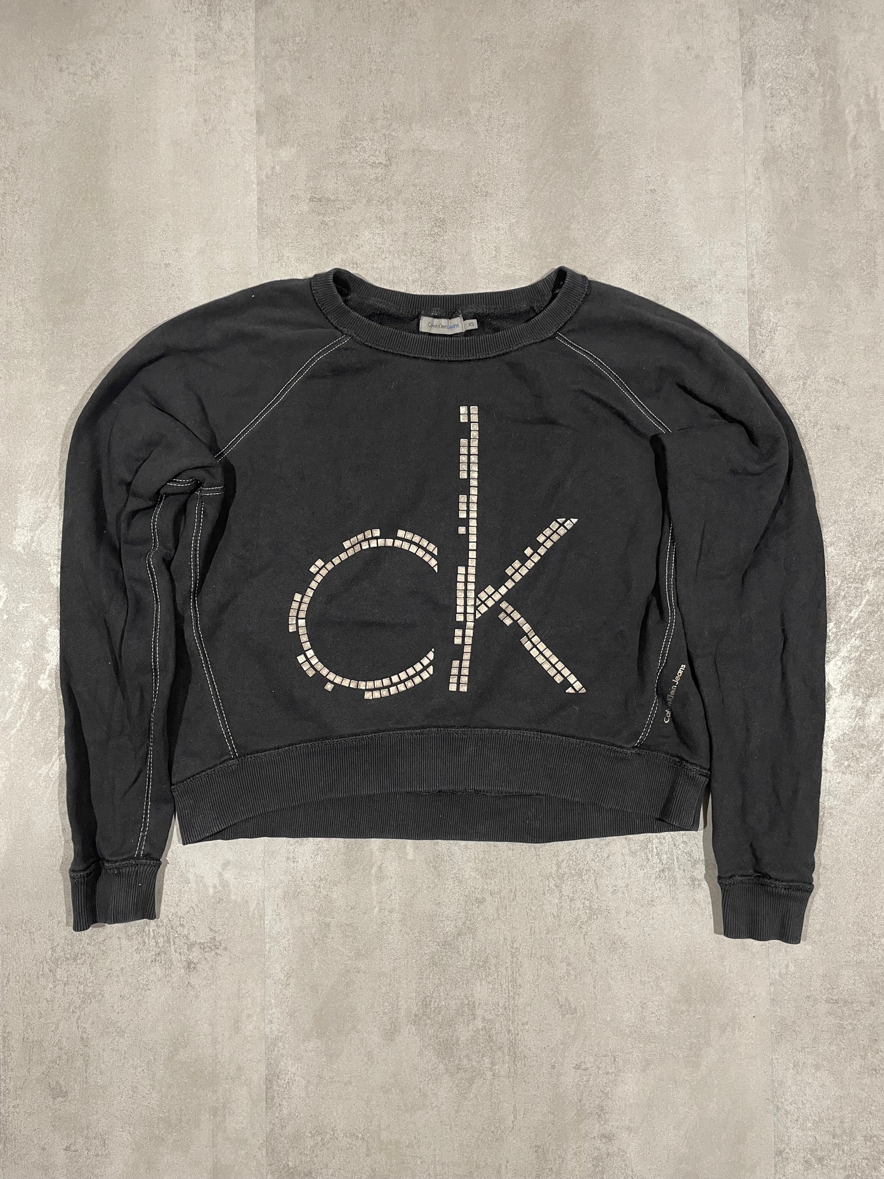 Calvin Klein Crop Pulóver Női S