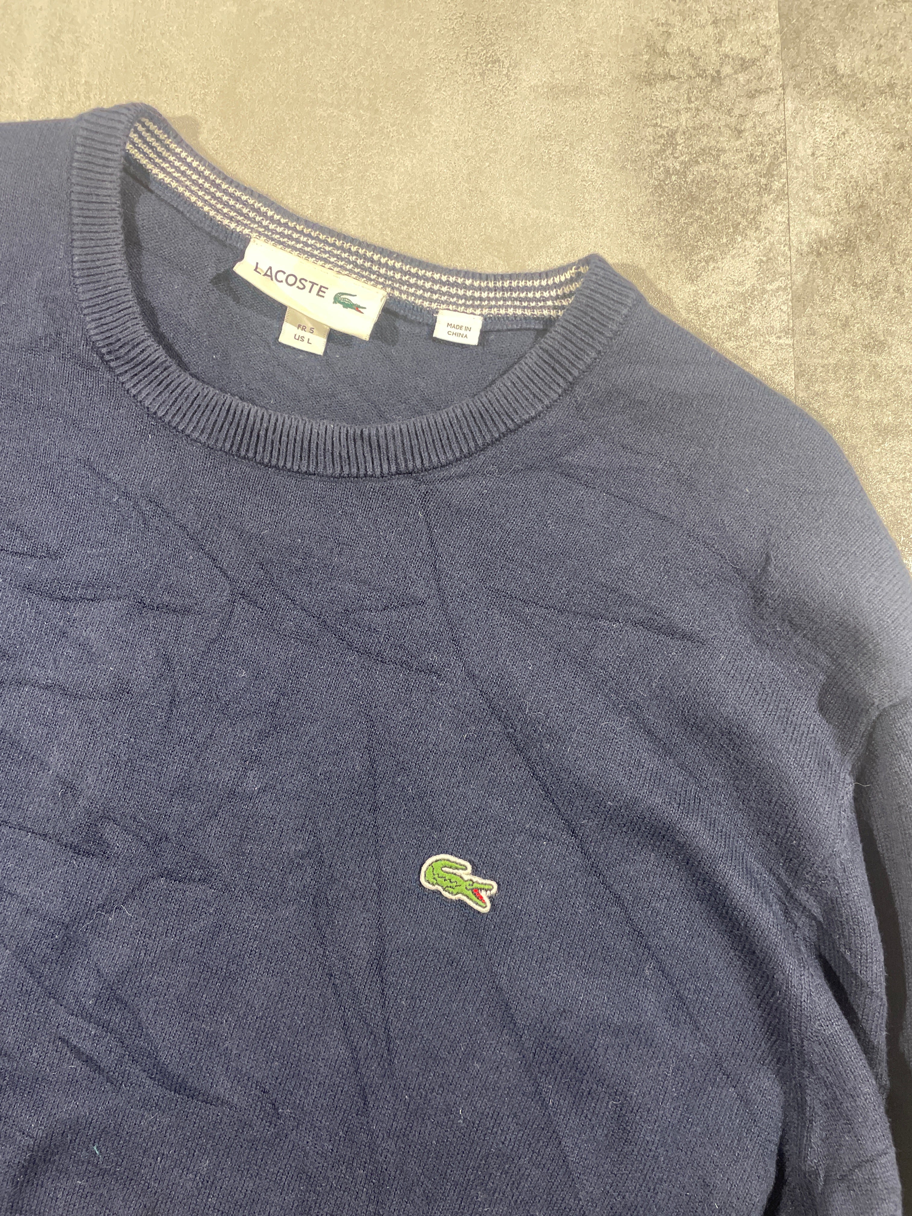 Lacoste Kötött Pulóver L