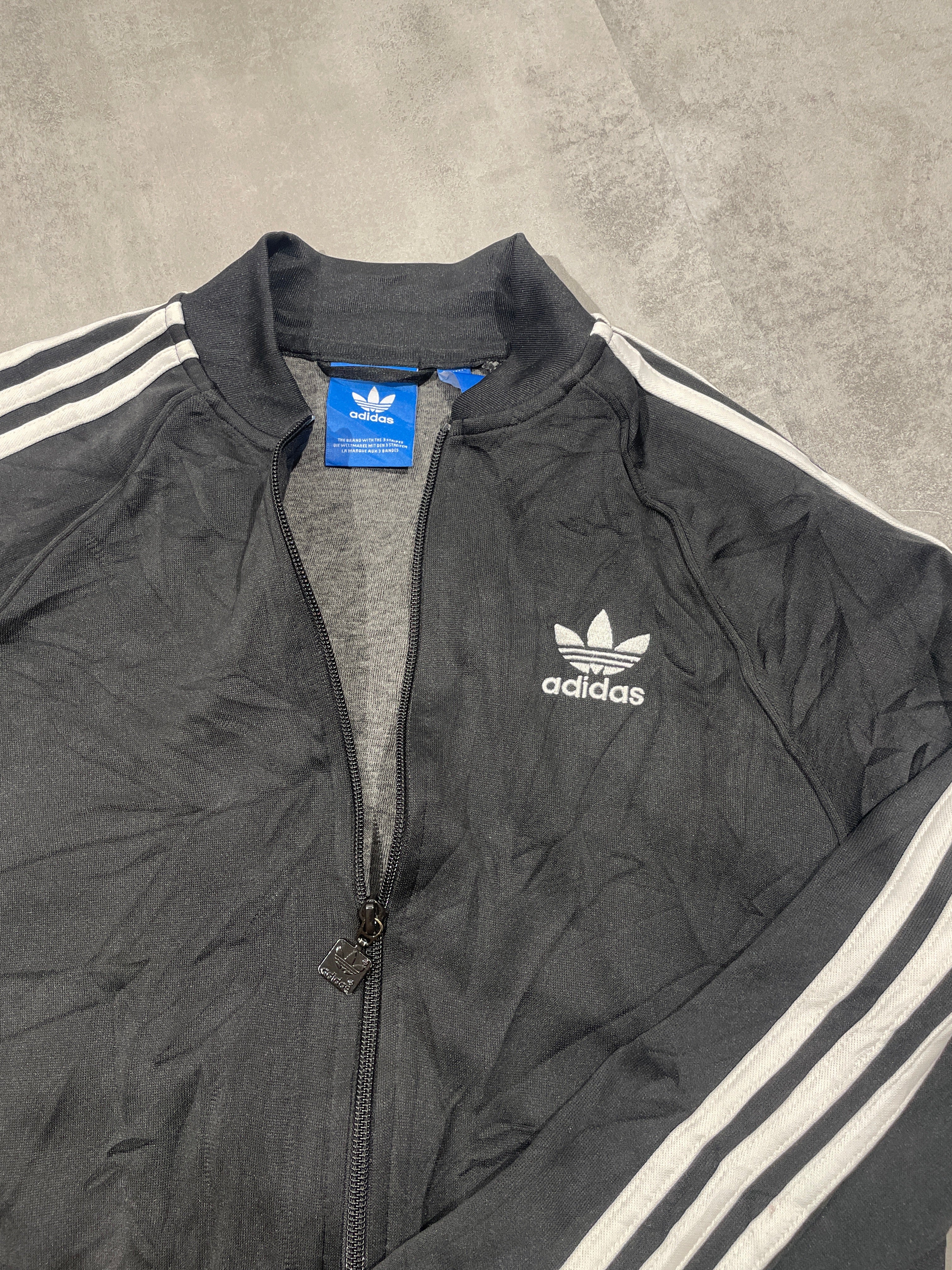 Adidas Cipzáras Pulóver S