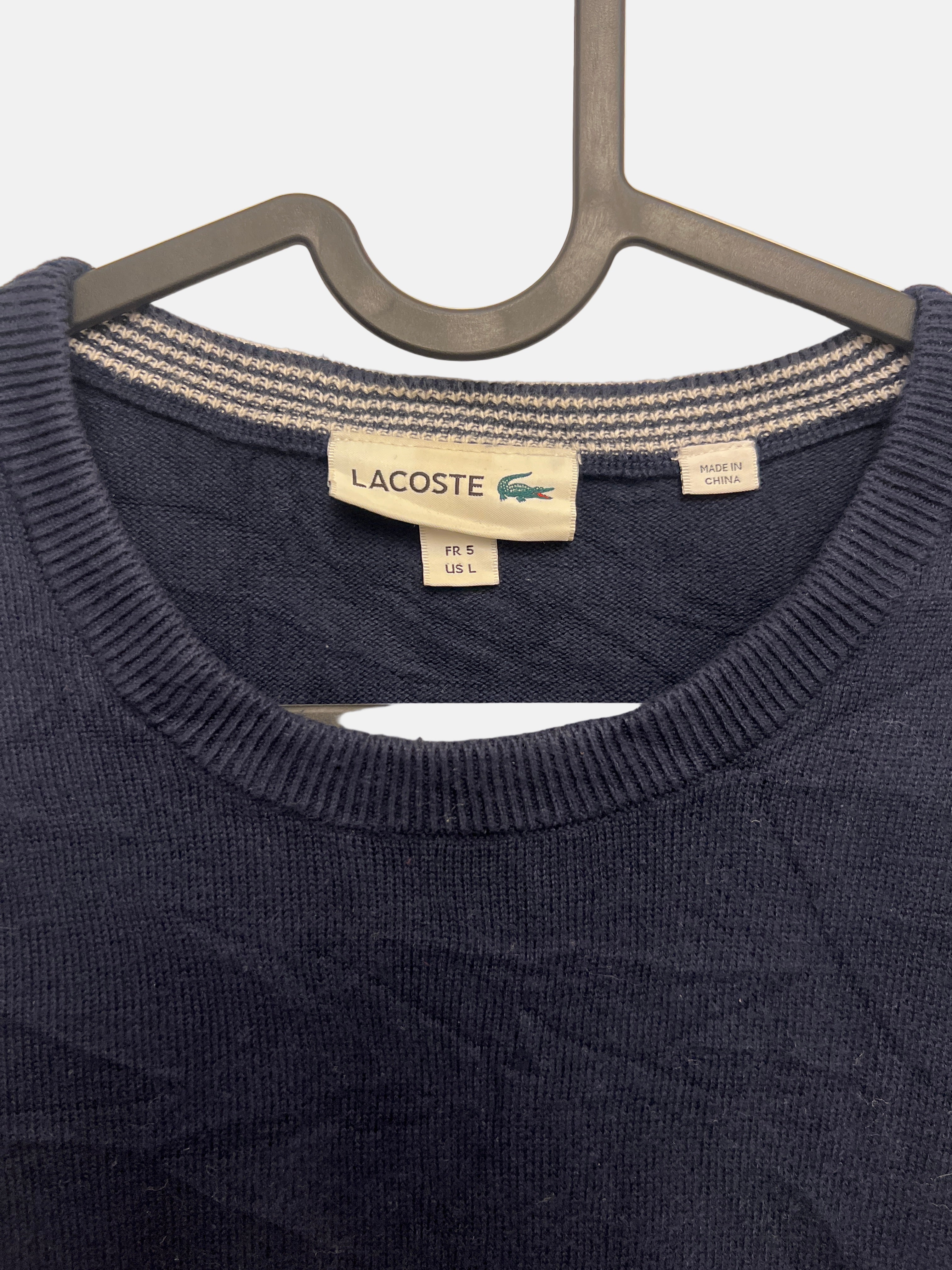 Lacoste Kötött Pulóver L