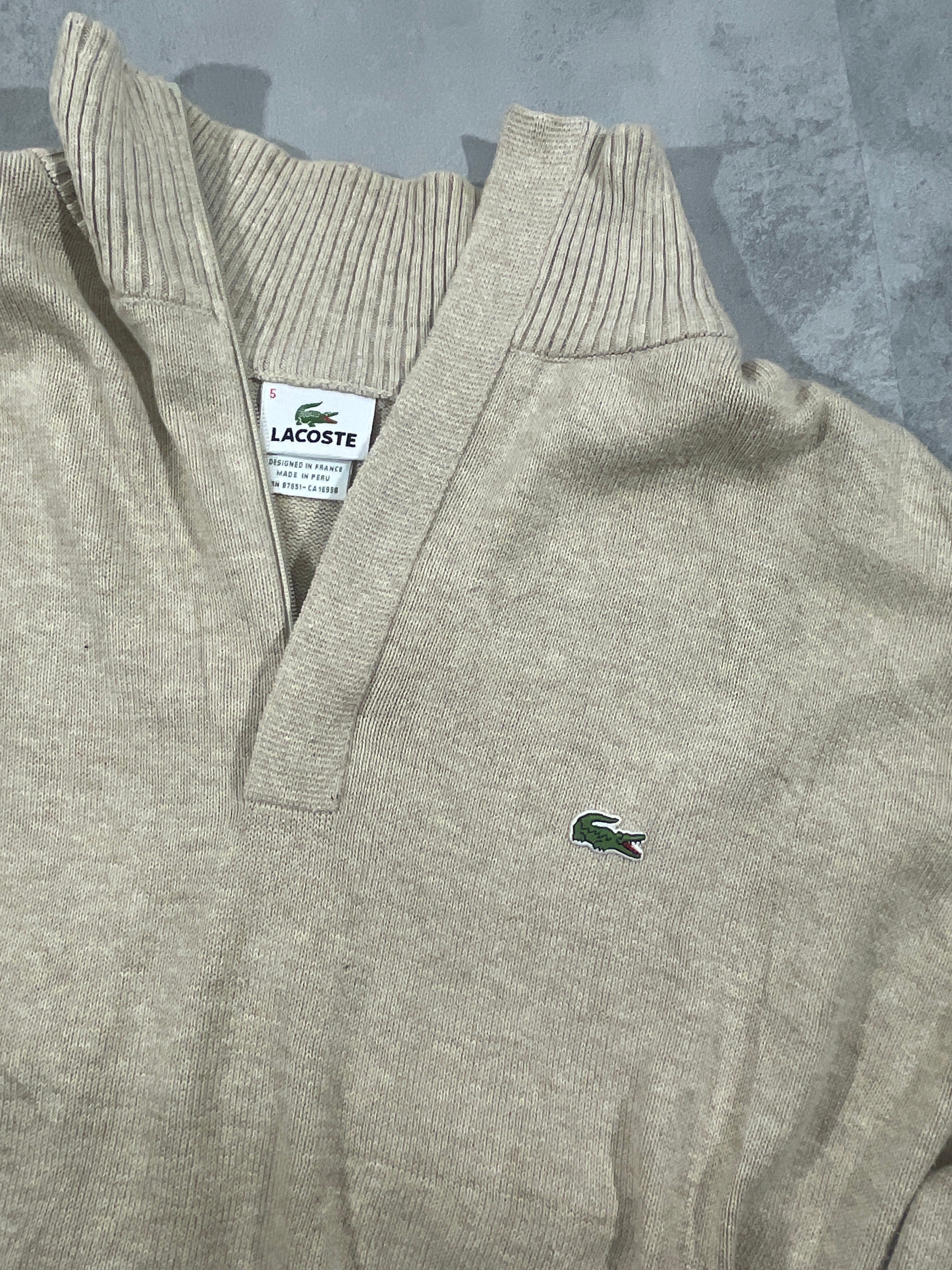 Lacoste Kötött Pulóver L